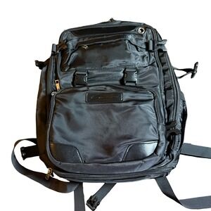 Maelstrom Expandable Travel Backpack Black Nylon Laptop Bag Carry On Luggage